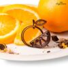 oranges with 3d choco dark orange object